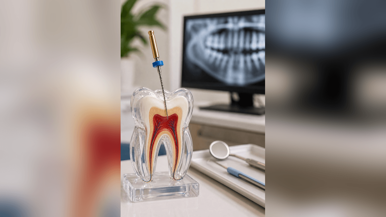 Microscopic Root Canal Treatment educational visual